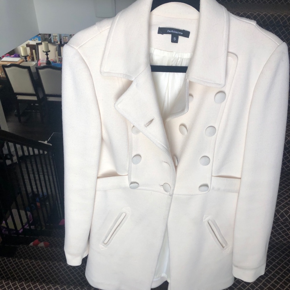 Topper jacket in eggshell - Picture 1 of 4
